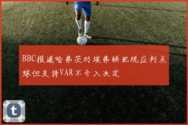 BBC报道哈弗茨对埃弗顿犯规应判点球但支持VAR不介入决定
